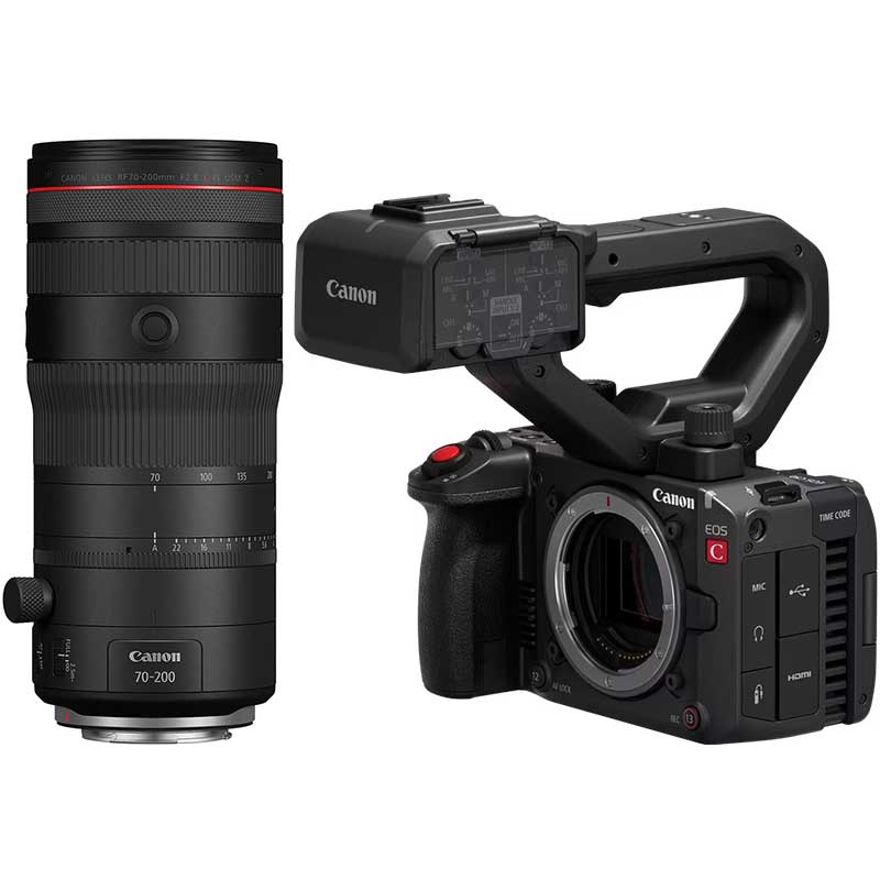 【EOS C50 + RF70-200mm F2.8 L IS USM Z ブラック】 Canon デジタルシネマカメラ（RFマウント）