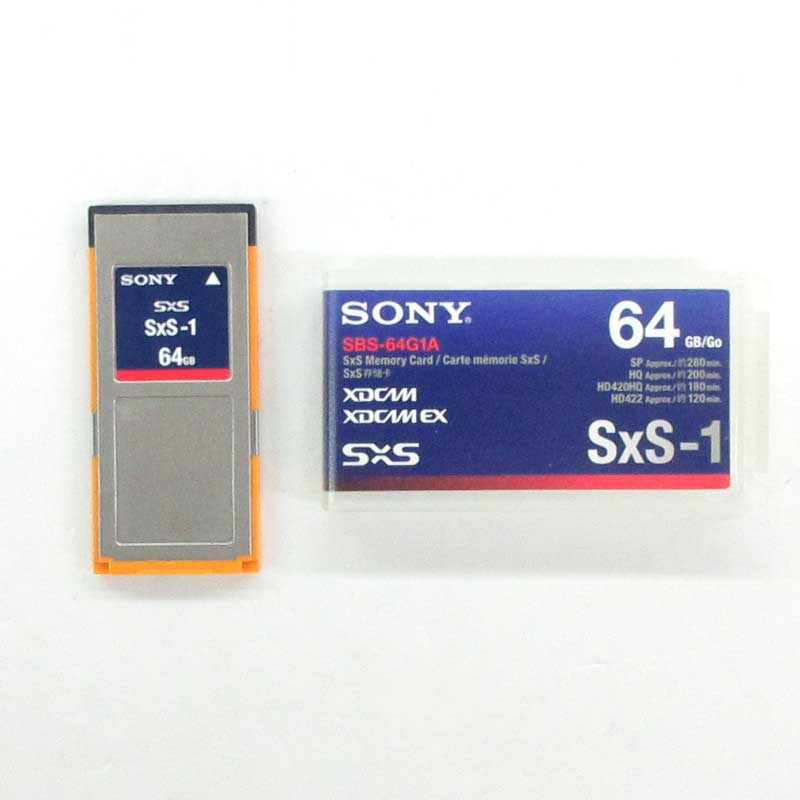 【SBS-64G1A 現状渡し 中古品】 SONY SxS-1カード 64GB