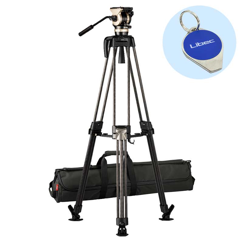 【NX-200MQC】 Libec カーボン3段三脚システム クイックロック