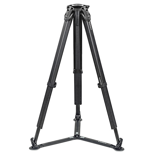 【flowtech 100 GS（V4160-0002）】 Vinten 100mmボール カーボン3段三脚