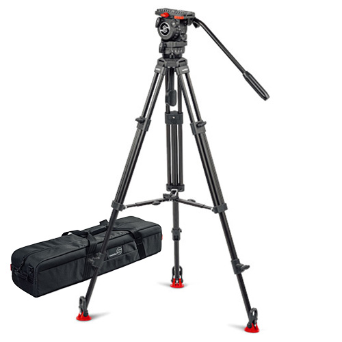 【システムFSB4 75/2 AL MS（0373A）】 Sachtler アルミ3段三脚システム