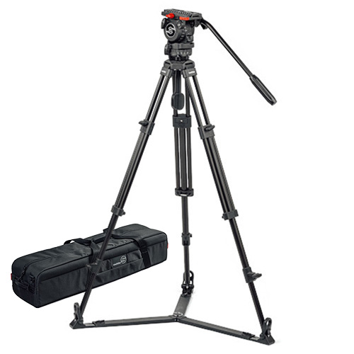 【システムFSB4 75/2 AL GS（0371A）】 Sachtler アルミ3段三脚システム