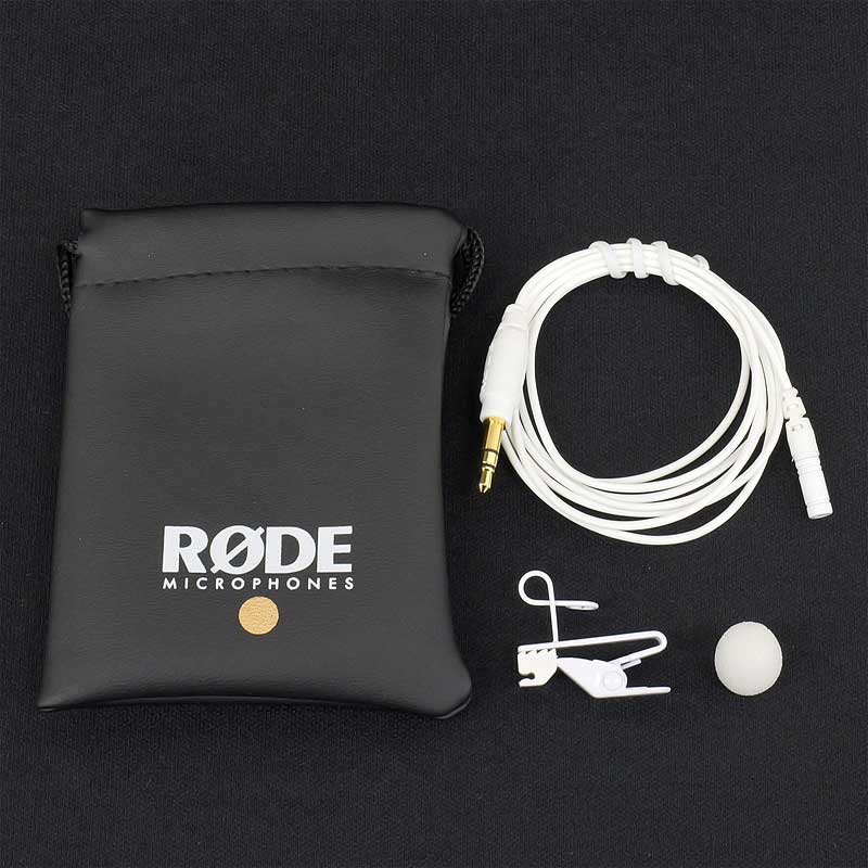 【Lavalier GO ホワイト 現状渡し 中古品】 RODE ラベリアマイク