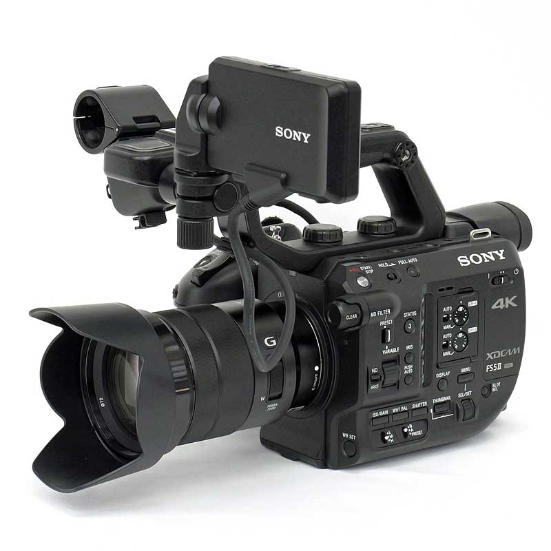 【FS5 II ズームレンズキット 中古品】 SONY XDCAMメモリーカムコーダー（Eマウント）
