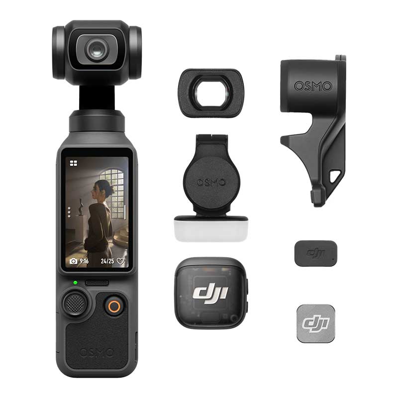 【Osmo Pocket 4 クリエイターコンボ】 DJI 1インチCMOS ポケットジンバルカメラ