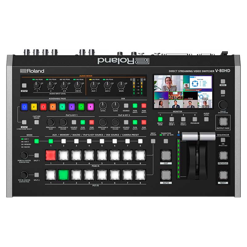 【V-80HD 会員特価品】 Roland ダイレクト・ストリーミング・ビデオ・スイッチャー