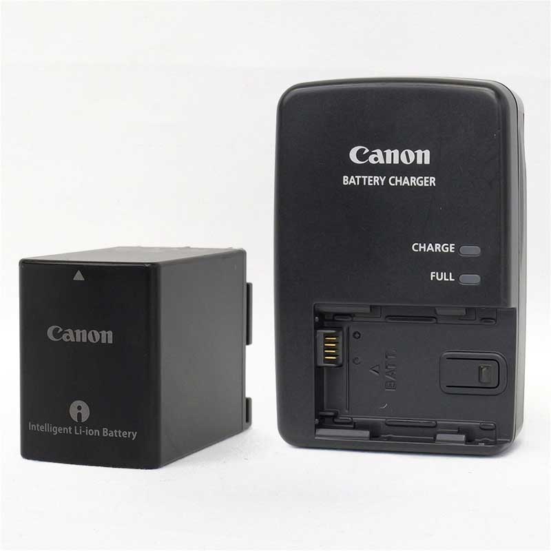 【BP-828 + CG-800D 上物 中古品】 Canon バッテリー・充電器セット