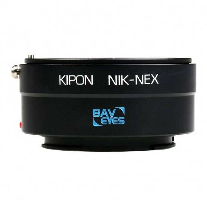 【BAVEYES NIK-NEX 0.7×】 KIPON ソニーE用 ニコンFレンズ マウントアダプター