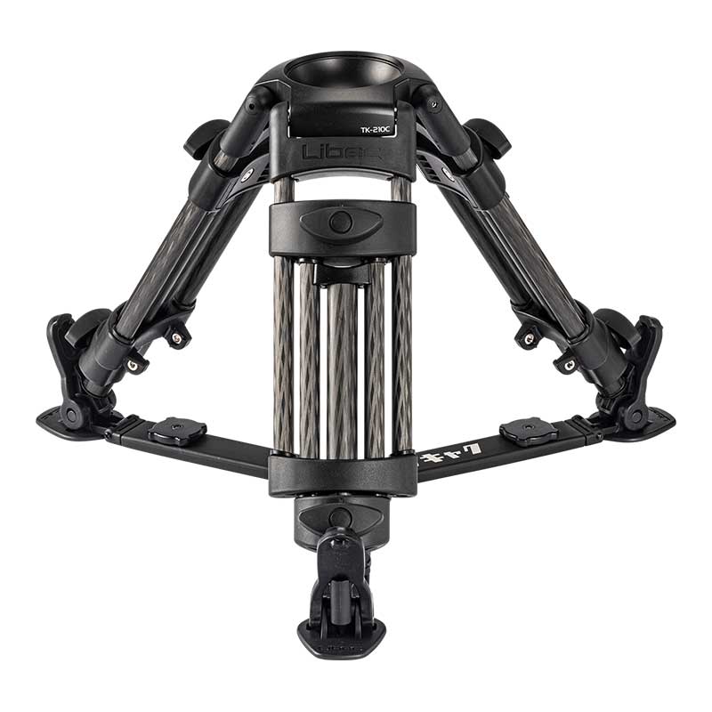 【タンキャク TK-210C】 Libec 75mm/100mm径 プロ用ベビー三脚