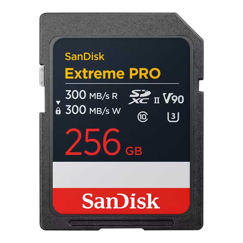 【SDSDXDM-256G-JNJIP】 SanDisk エクストリーム プロ SD UHS-II カード（V90） 256GB