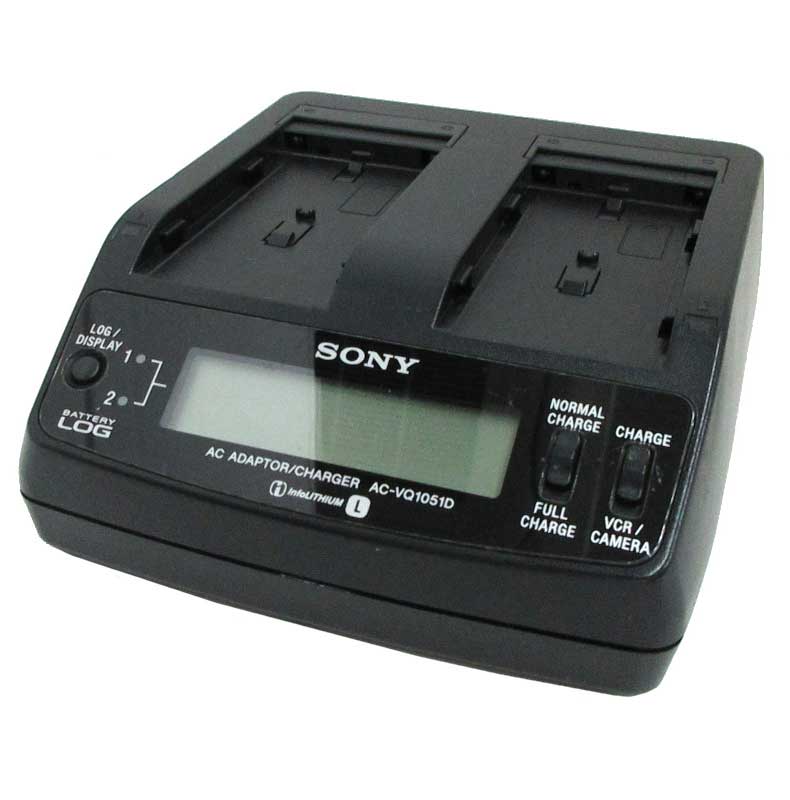【AC-VQ1051D ジャンク品】 SONY 二連充電器（ACケーブル・DCケーブル欠品）
