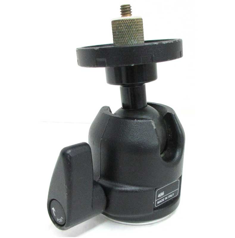 【486 現状渡し 中古品】 Manfrotto コンパクトボールヘッド