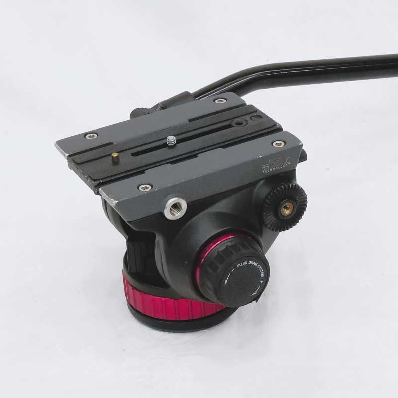 【MVH502AH ジャンク品】 Manfrotto プロフルード ビデオ雲台 フラットベース