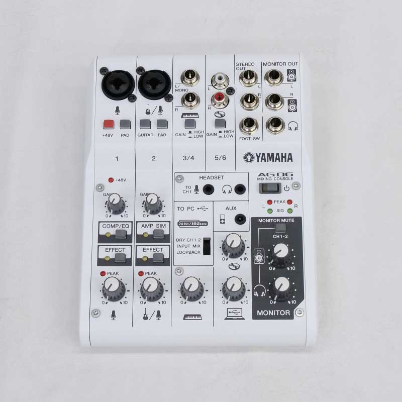 【AG06 現状渡し 中古品】 YAMAHA ウェブキャスティングミキサー