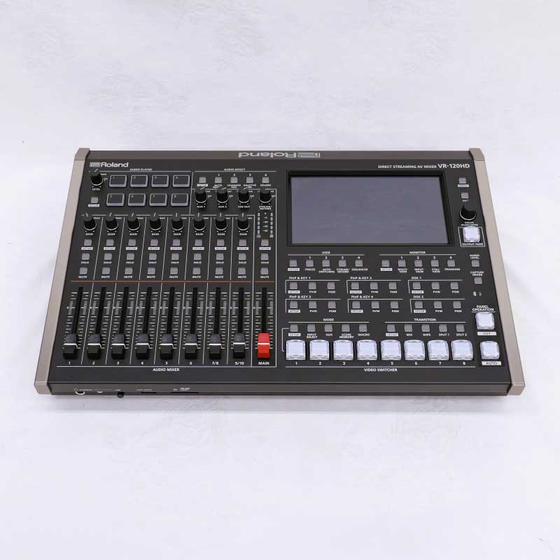 【VR-120HD メーカー点検済 上物 中古品】 Roland イレクト・ストリーミングAVミキサー