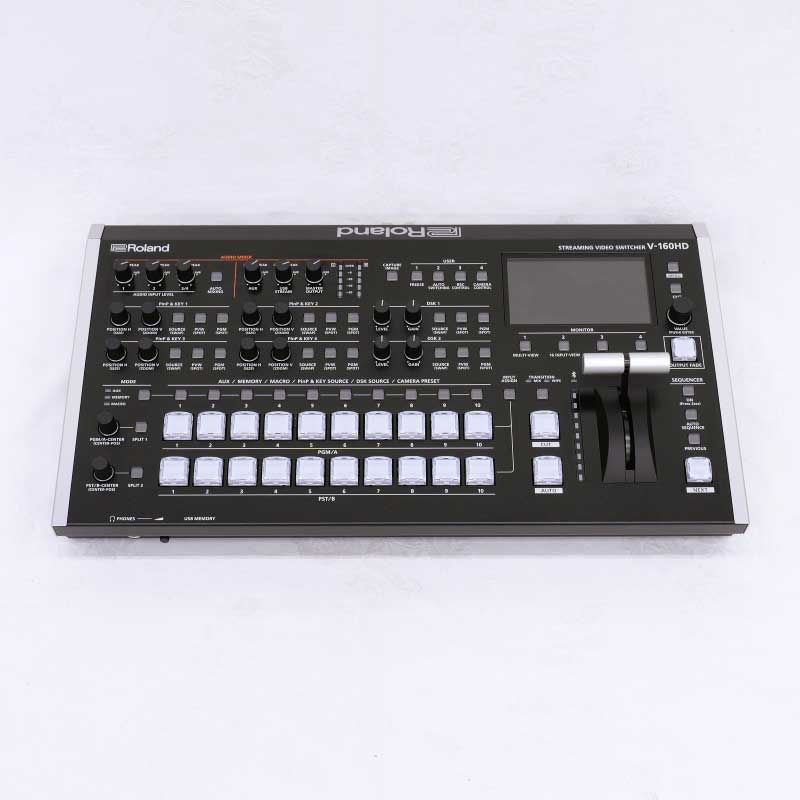【V-160HD メーカー点検済 上物 中古品】 Roland ストリーミング・ビデオ・スイッチャー