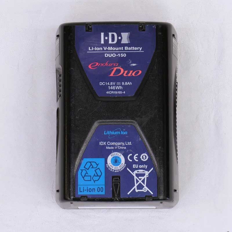 【DUO-150 現状渡し 中古品】 IDX Vマウントタイプ リチウムイオンバッテリー