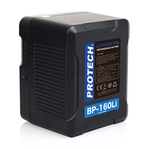 【BP-160Li】 PROTECH Vマウント リチウムイオンバッテリー