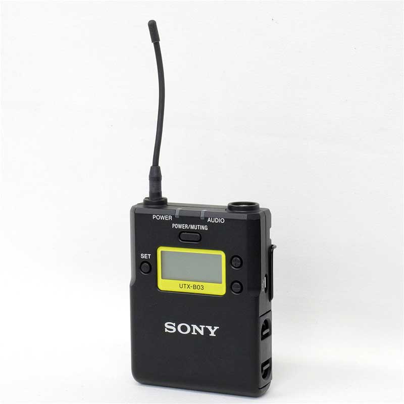 【UTX-B03 ジャンク品】 SONY ボディーパックトランスミッター