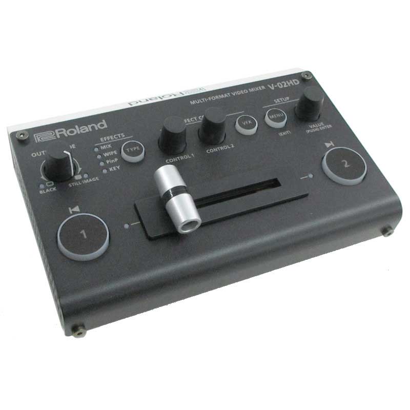 【V-02HD 中古品】 Roland マルチフォーマット・ビデオ・ミキサー