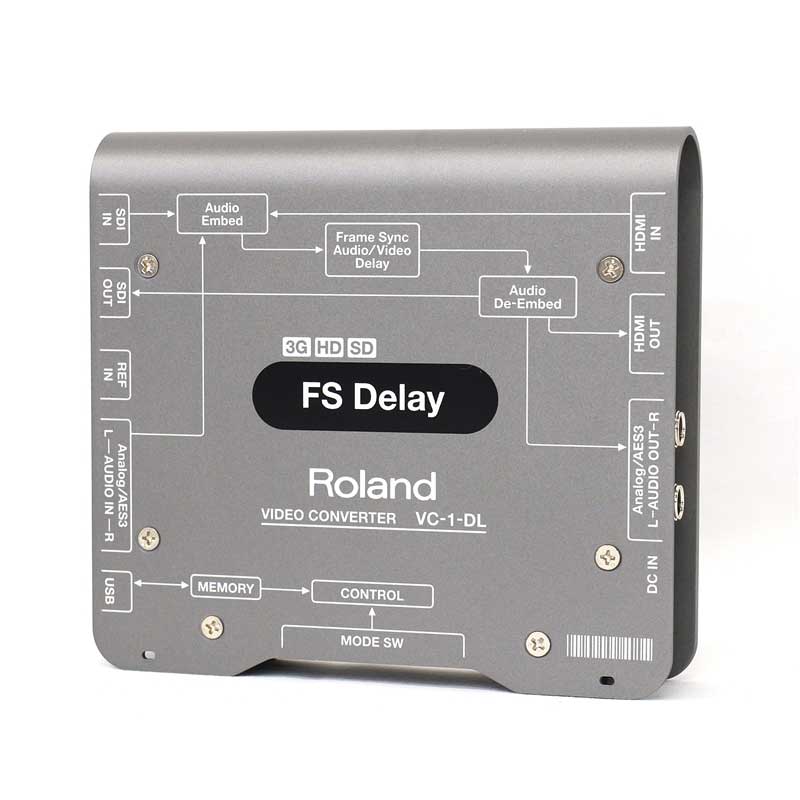 【VC-1-DL メーカーB品 整備品】 Roland ビデオコンバーター FSディレー