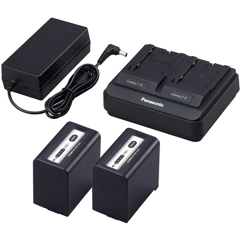 【AG-VBR89G(X2) + AG-BRD50】 Panasonic バッテリー・充電器セット