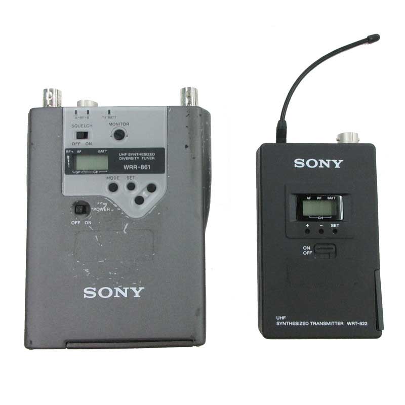 【WRT-822 + WRR-861 ジャンク品】 SONY ワイヤレス送受信セット