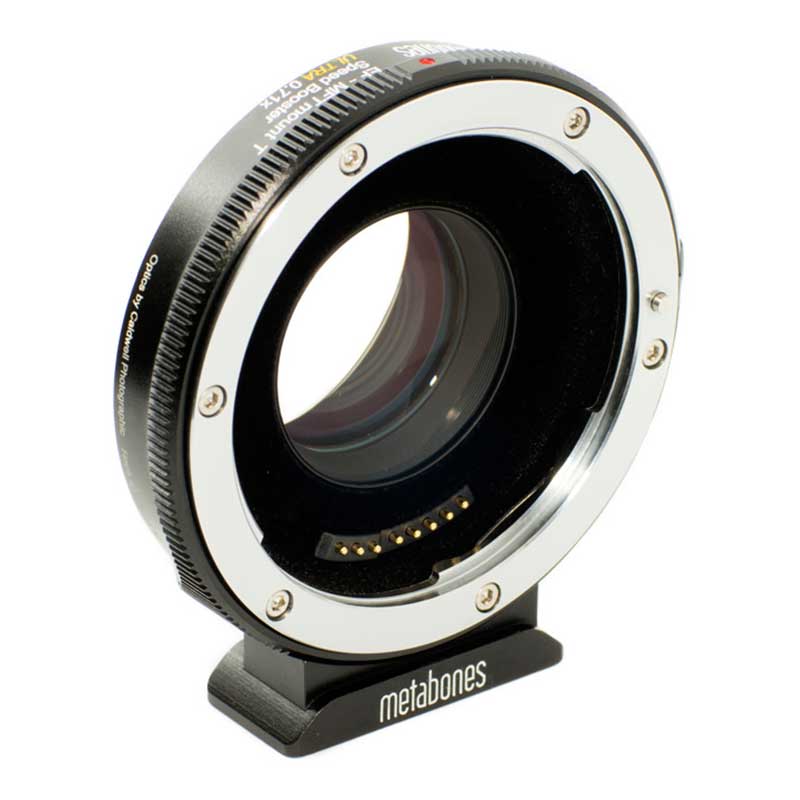 【MB_SPEF-m43-BT4】 Metabones 電子接点付マウントアダプター T Speed Booster ULTRA 0.71x（レンズ側：キヤノンEF、ボディ側：マイクロフォーサーズ）