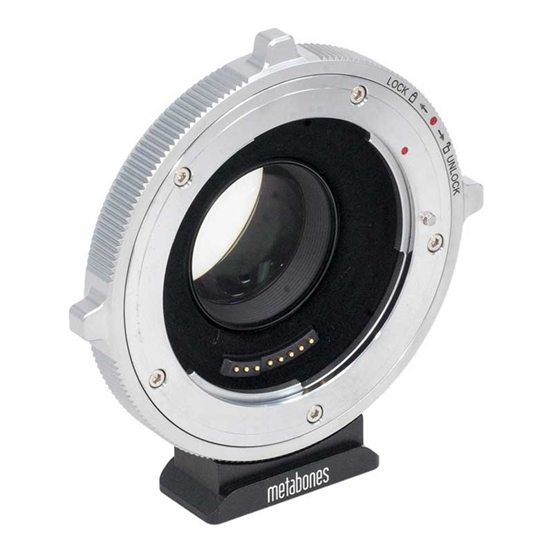 【MB_SPEF-m43-BT6】 Metabones 電子接点付マウントアダプター T CINE Speed Booster XL 0.64x（レンズ側：キヤノンEF、ボディ側：マイクロフォーサーズ）