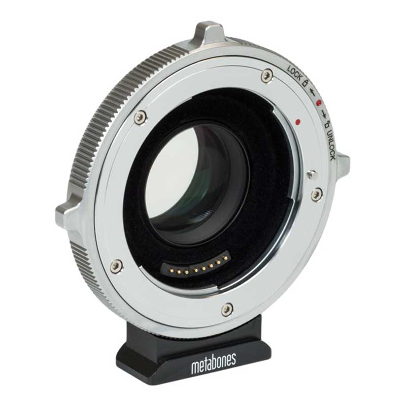 【MB_SPEF-m43-BTA】 Metabones 電子接点付マウントアダプター T CINE Speed Booster ULTRA 0.71x（レンズ側：キヤノンEF、ボディ側：BMPCC4K）