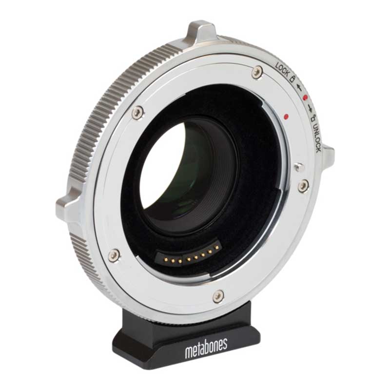 【MB_SPEF-m43-BTB】 Metabones 電子接点付マウントアダプター T CINE Speed Booster XL 0.64x（レンズ側：キヤノンEF、ボディ側：BMPCC4K）