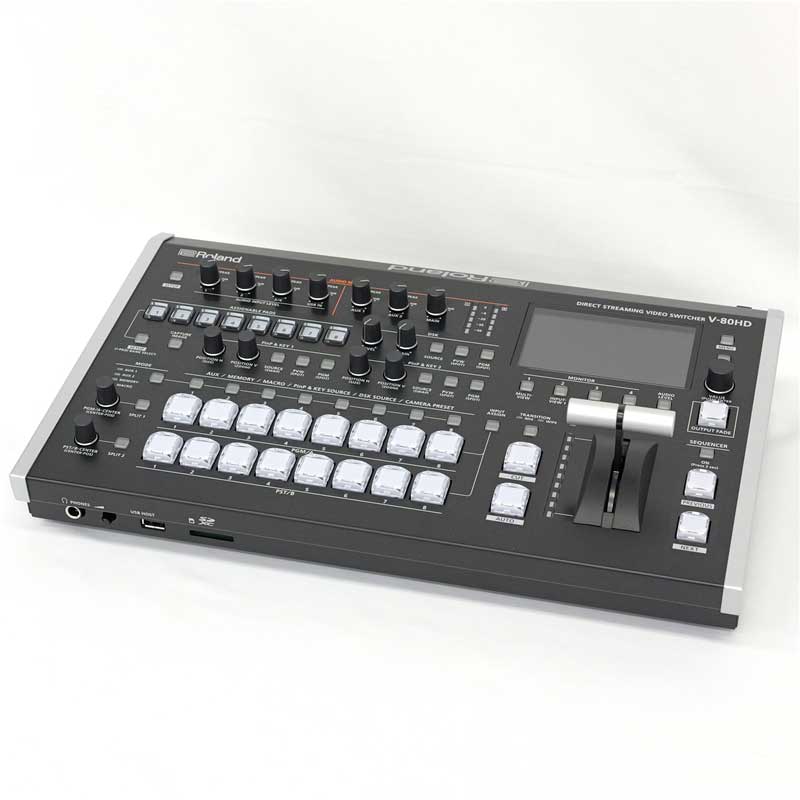 【V-80HD 新古品】 Roland ダイレクト・ストリーミング・ビデオ・スイッチャー
