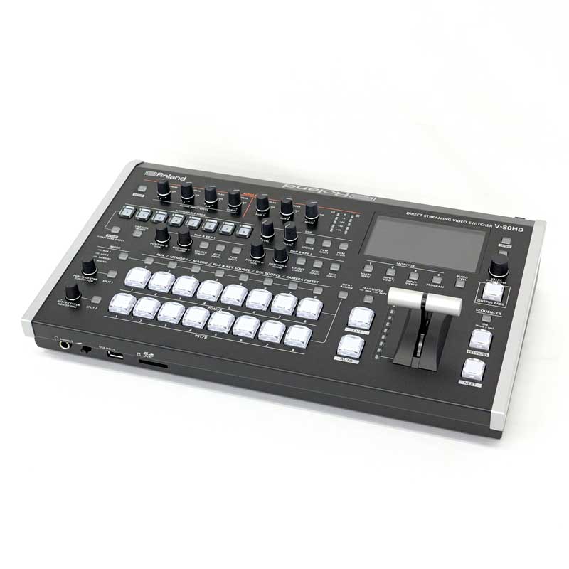 【V-80HD 新古品】 Roland ダイレクト・ストリーミング・ビデオ・スイッチャー