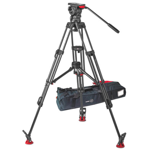 【システムFSB10T ENG2MCF（1049）】 Sachtler カーボン3段三脚システム