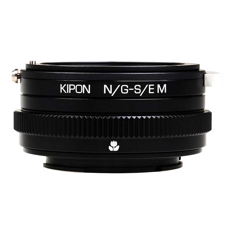 【Nikon G-Sony E M/with helicoid】 KIPON ソニーE用 ニコンF（Gタイプ）レンズ マウントアダプター（ヘリコイド付）