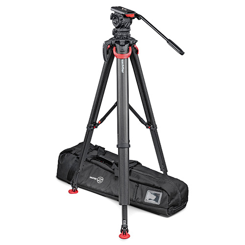 【システムFSB10T FT MS（S2046FTMS）】 Sachtler カーボン3段三脚システム フローテック