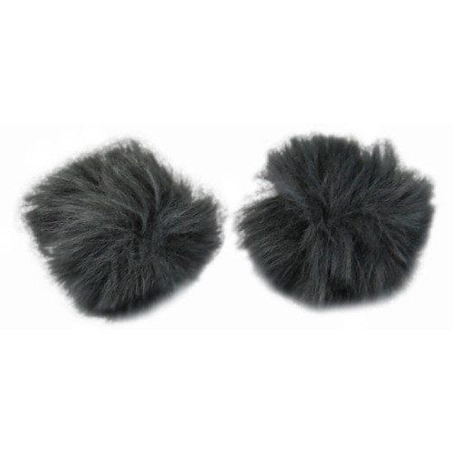 【Grey Lavalier Windjammer - pair（RYC065502）】 Rycote ラベリアマイク用ウインドジャマー（グレー/2個入り）