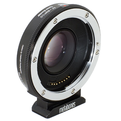 【MB_SPEF-BMPCC-BM1】 Metabones 電子接点付マウントアダプター Speed Booster（レンズ側：キヤノンEF、ボディ側：BMPCC）