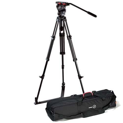 【システムFSB4/2D（0371）】 Sachtler アルミ3段三脚システム