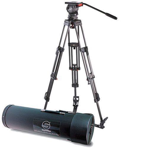 【システムDV10SB ENG2CF（1062）】 Sachtler カーボン3段三脚システム